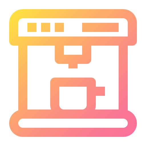 커피 머신 Generic Gradient icon