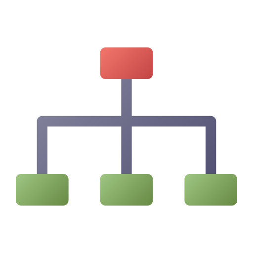 hierarchia Generic Flat ikona
