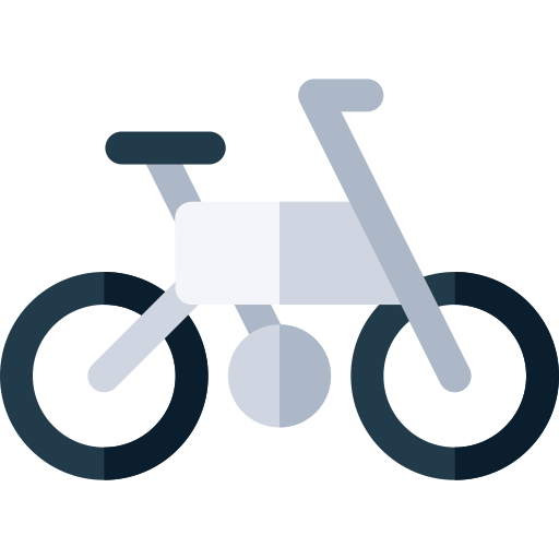 Bicycle Basic Rounded Flat icon