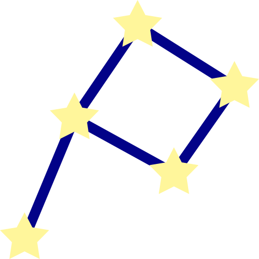 constelación Detailed Mixed Lineal color icono