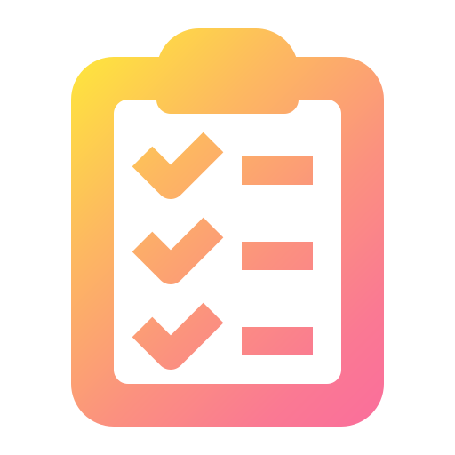 Clipboard Generic Flat Gradient icon