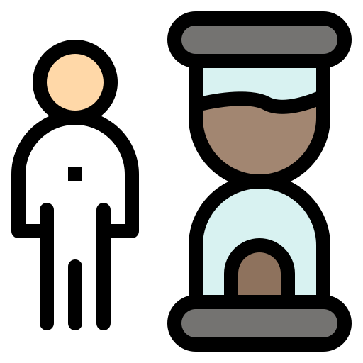 모래시계 Generic Outline Color icon