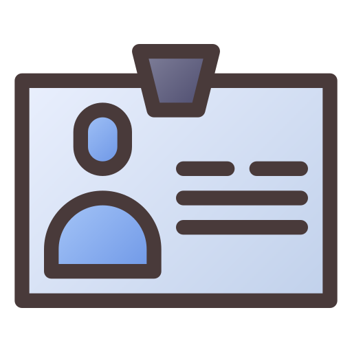 Card Generic Lineal Color Gradient icon