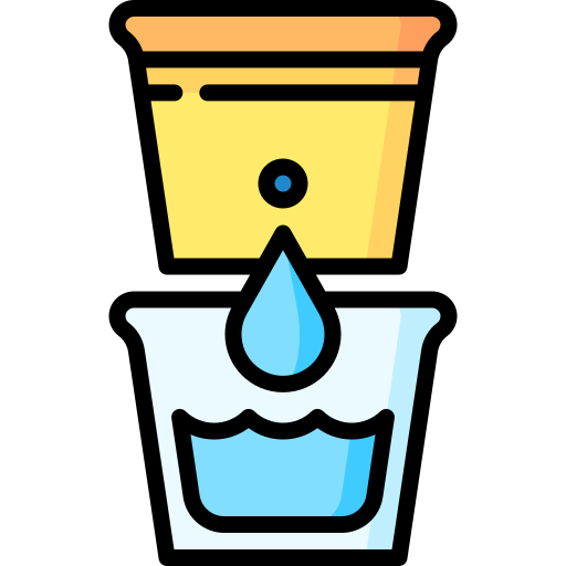 Water clock Special Lineal color icon