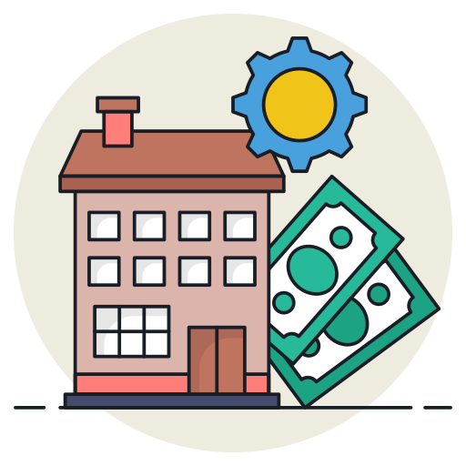 Mortgage loan Generic Rounded Shapes icon