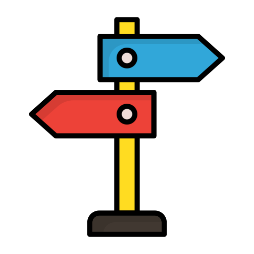Signpost Generic Detailed Outline icon