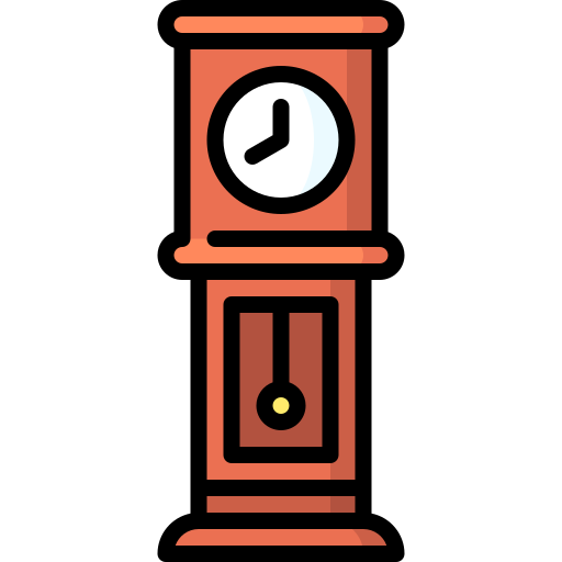 reloj de abuelo Special Lineal color icono