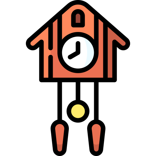 reloj cucú Special Lineal color icono