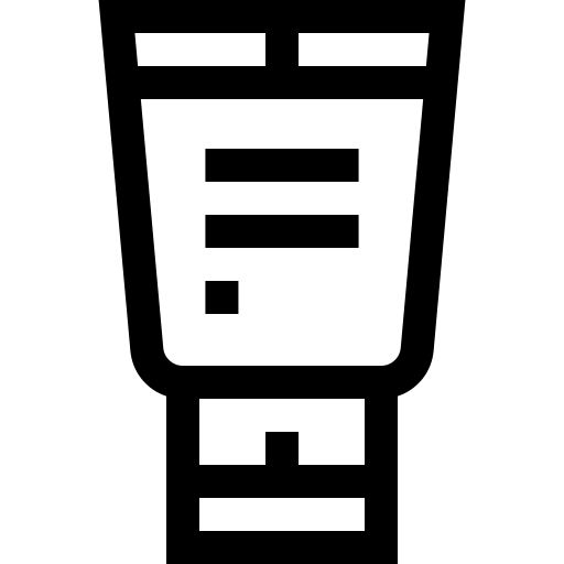 loção Basic Straight Lineal Ícone