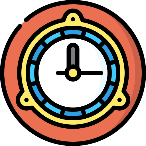 Tide clock Special Lineal color icon