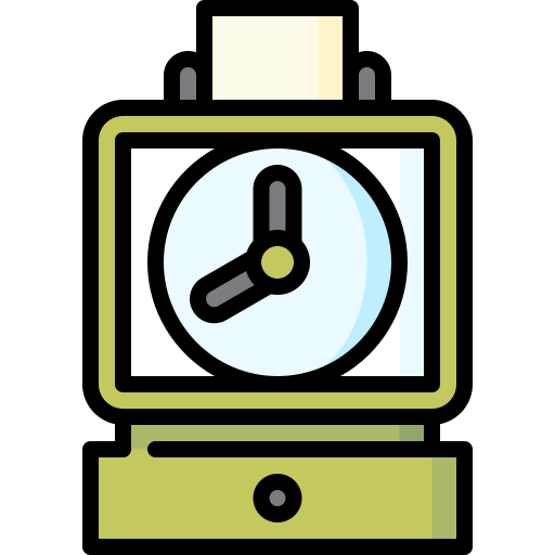 Punch clock Special Lineal color icon