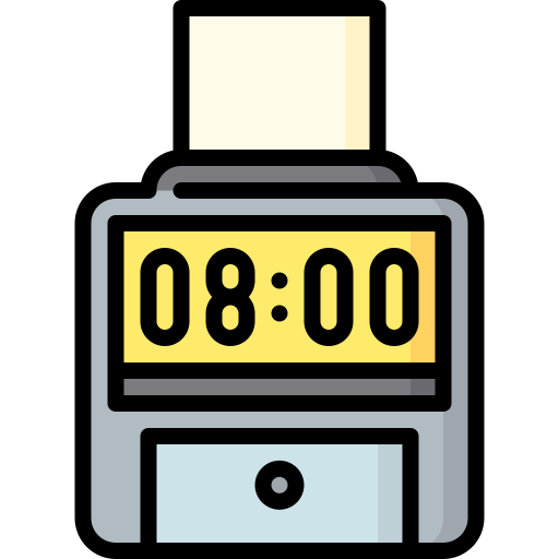 reloj de perforación Special Lineal color icono