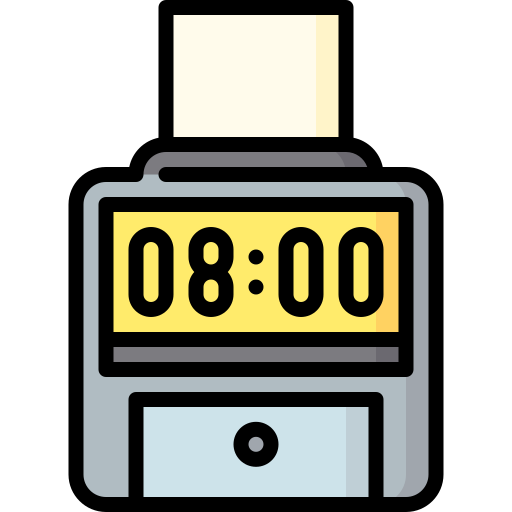 Punch clock Special Lineal color icon