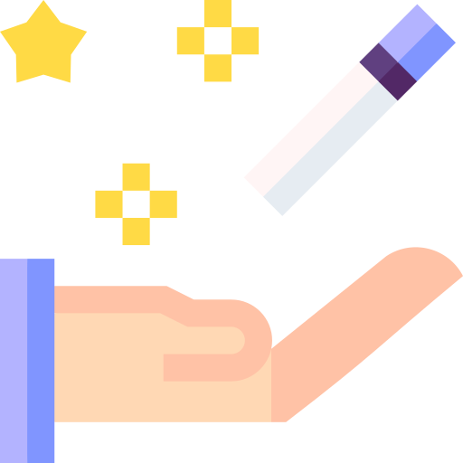 Magic trick Basic Straight Flat icon