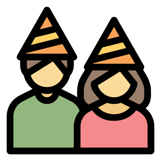 男の子と女の子 Generic Outline Color icon