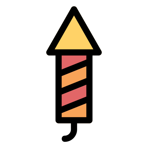 sztuczne ognie Generic Outline Color ikona