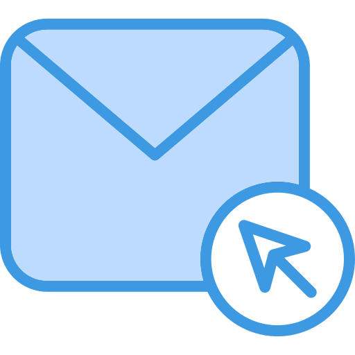 e-mail Generic Blue icon