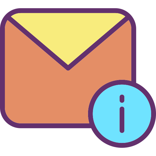 e-mail Generic Outline Color icon