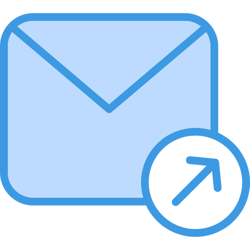 e-mail Generic Blue icon