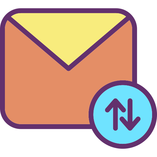 e-mail Generic Outline Color icon