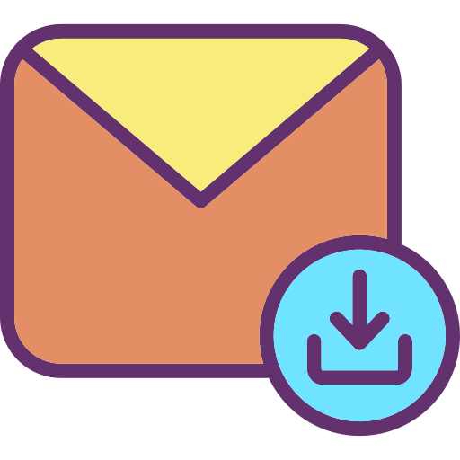 e-mail Generic Outline Color icon