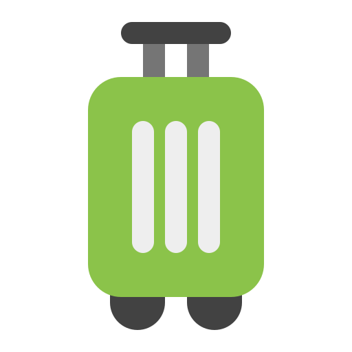 Travel luggage Generic Flat icon