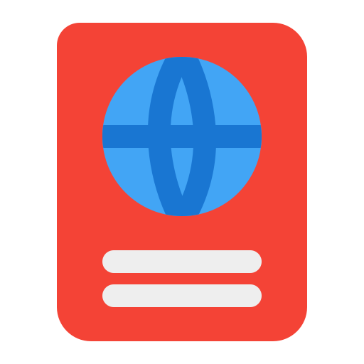 paspoort Generic Flat icoon