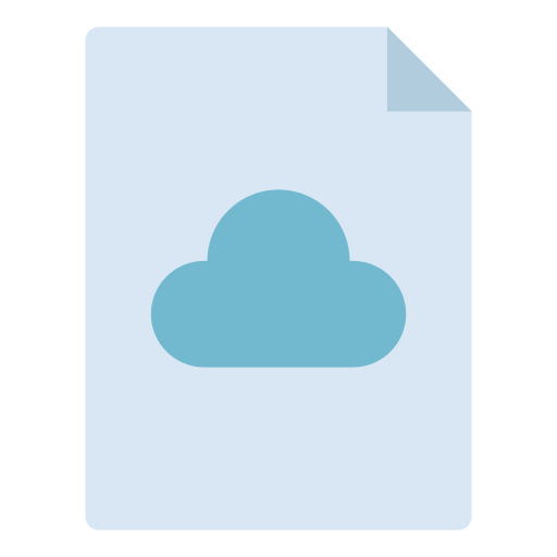 compartición de archivos Generic Flat icono