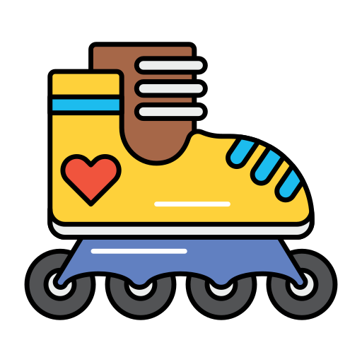 patinadores Generic Thin Outline Color icono