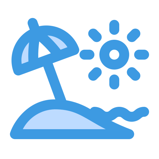 parasol plażowy Generic Blue ikona