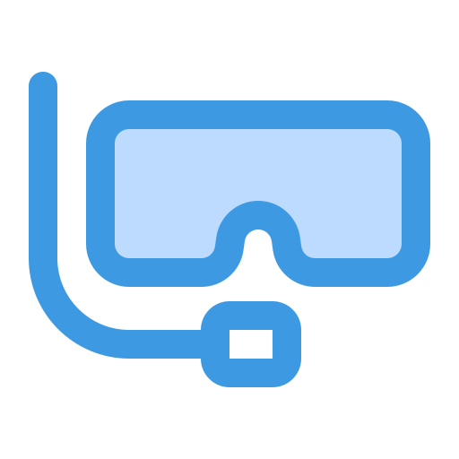 Diving mask Generic Blue icon