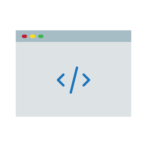コード Generic Flat icon