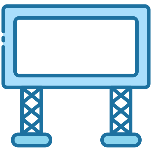 groot scherm Generic Blue icoon