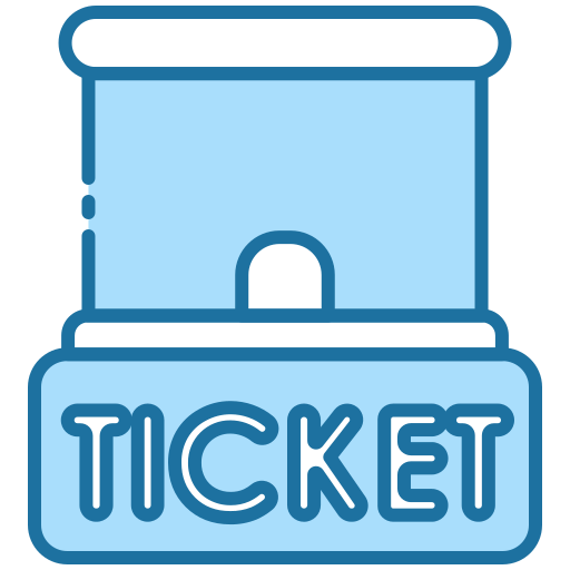 scatola dei biglietti Generic Blue icona