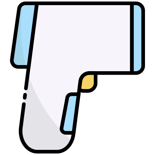 温度計ガン Generic Outline Color icon