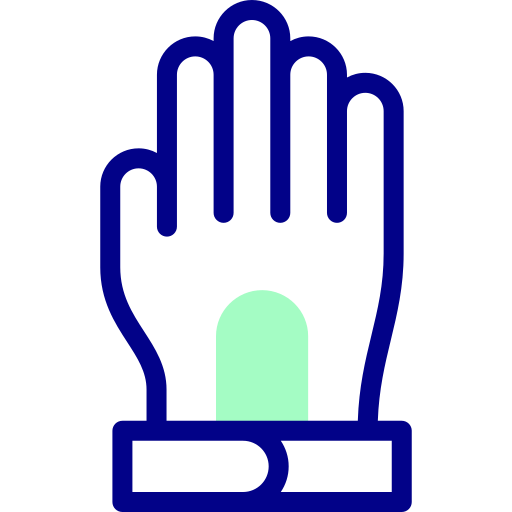 rękawica Detailed Mixed Lineal color ikona