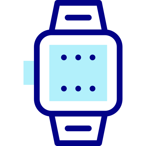 montre-bracelet Detailed Mixed Lineal color Icône