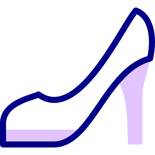 ハイヒール Detailed Mixed Lineal color icon