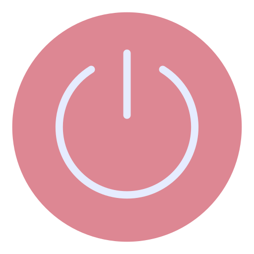 botón de encendido Generic Flat icono