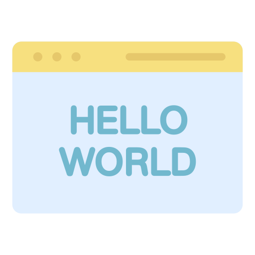 Hello world Generic Flat icon