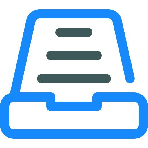 archiv Generic Blue icon