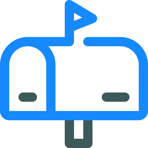 メールボックス Generic Blue icon