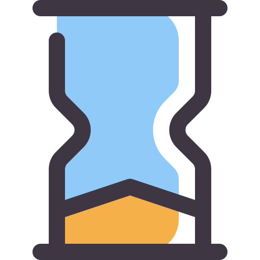 Hourglass Generic Color Omission icon