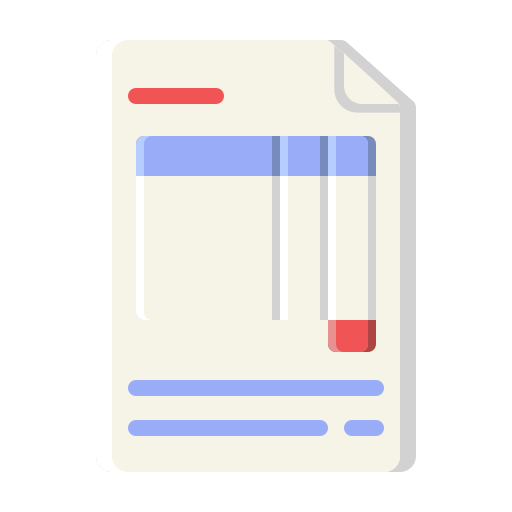 factura Generic Flat icono