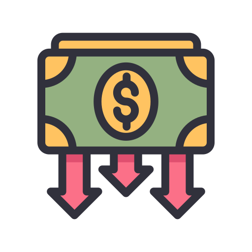 Доллар Generic Outline Color иконка