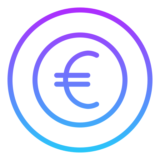 euro Generic Gradient icono