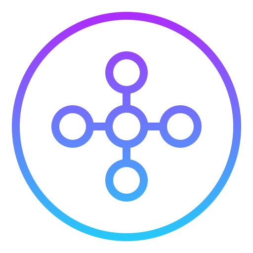 ネットワーク接続 Generic Gradient icon