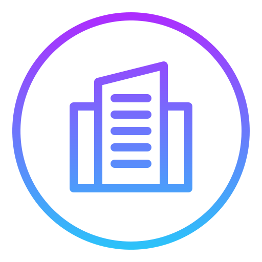 Office building Generic Gradient icon