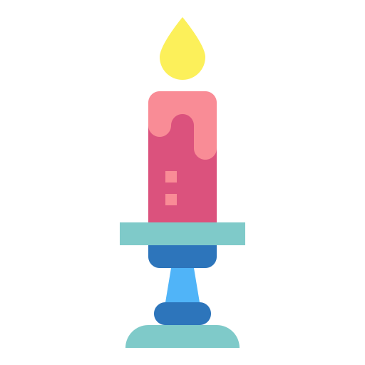 Candle Smalllikeart Flat icon