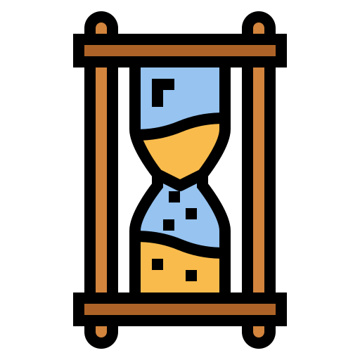 Hourglass Smalllikeart Lineal Color icon